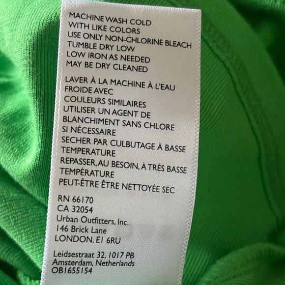 Free People Rosalia Dress Green S NWT Blue Mini Low Back Sleeveless Summer Party - Picture 7 of 8